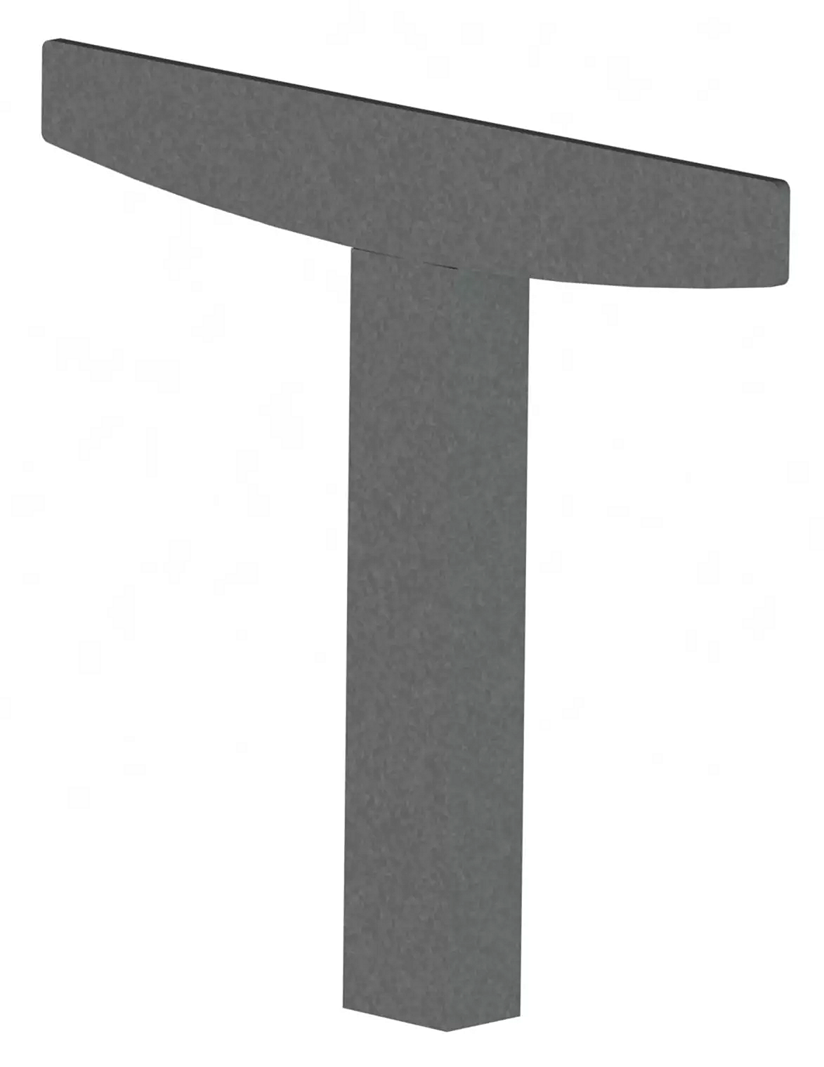 Vorschau: Fuß seitlich für gebogene Vorschau: Fuß seitlich für gebogene Sitzbank VERA SOLO